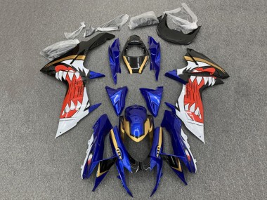 Carena Moto Suzuki GSXR 600 / GSXR 750 2011-2024 - Blu Oro Rosso Nero
