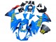 Carena Moto Suzuki GSXR 600 / GSXR 750 2011-2024 - Blu Oro Rosso Nero Rizla