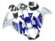 Carena Moto Suzuki GSXR 600 / GSXR 750 2011-2024 - Bianco Blu Rosso