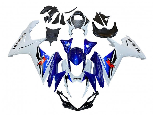 Carena Moto Suzuki GSXR 600 / GSXR 750 2011-2024 - Bianco Blu Rosso