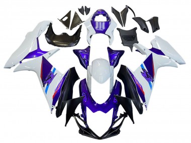 Carena Moto Suzuki GSXR 600 / GSXR 750 2011-2024 - Blu Viola Bianco
