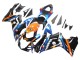 Carena Moto Suzuki GSXR 600 / GSXR 750 2011-2024 - Azzurro Chiaro Arancia Nero Bianco Squalo 46