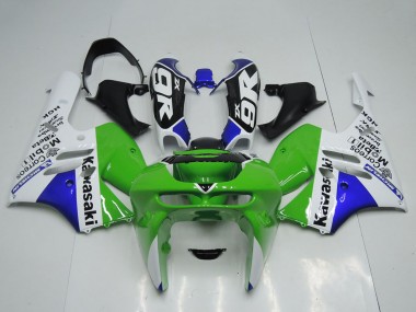 Carene Moto Kawasaki ZX9R 1994-1997 - Verde Bianco Blu