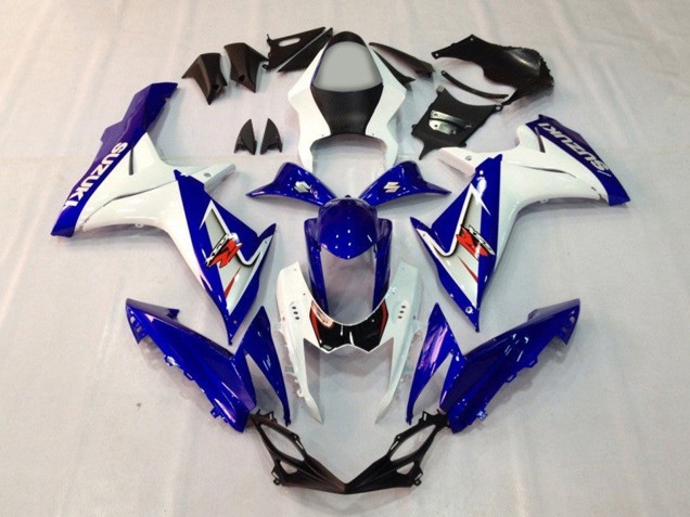 Carena Moto Suzuki GSXR 600 / GSXR 750 2011-2024 - Blu Bianco