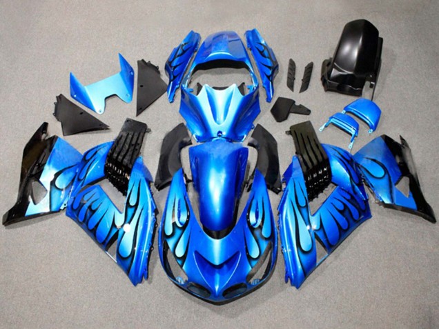 Carena Moto Suzuki GSXR 600 / GSXR 750 2011-2024 - Blu Nero Fiamma