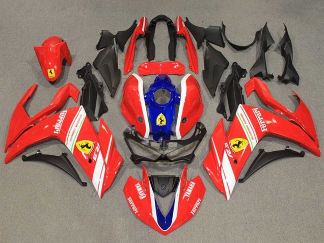 Carena Moto Yamaha YZF R3/R25 2015-2018 - Rosso Bianco Blu
