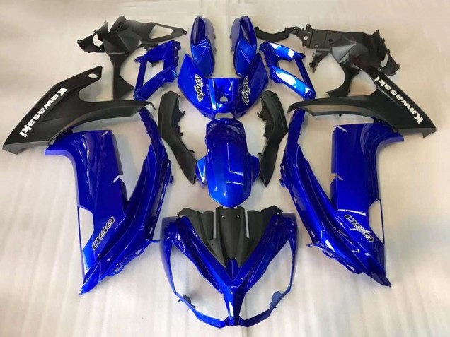 Carene Moto Kawasaki EX650 2012-2016 - Blu Nero Opaco