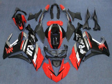 Carena Moto Yamaha YZF R3/R25 2015-2018 - Rosso Argento Nero Lucido