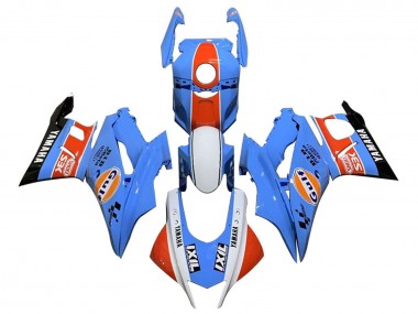 Carena Moto Yamaha YZF R3/R25 2019-2021 - Blu Bianco Arancia Nero Golfo