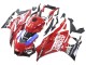 Carena Moto Yamaha YZF R3/R25 2019-2021 - Rosso Viola Nero Valsir Lenovo