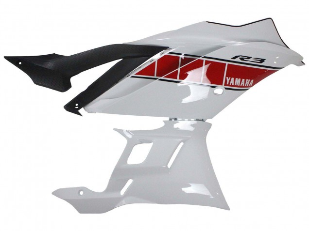 Carena Moto Yamaha YZF R3/R25 2019-2021 - Bianco Rosso Giallo Nero