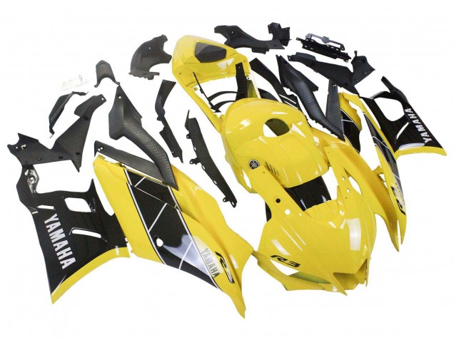 Carena Moto Yamaha YZF R3/R25 2019-2021 - Giallo Nero