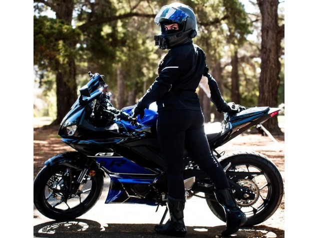 Carena Moto Yamaha YZF R3/R25 2022-2024 - Blu Nero Lucido