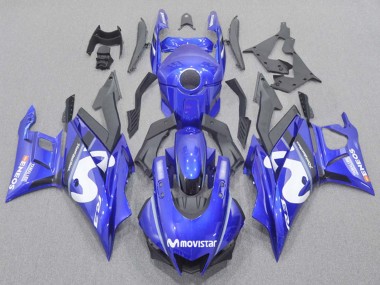 Carena Moto Yamaha YZF R3/R25 2022-2024 - Blu Bianco Nero MoviStar ENEOS Yamalube