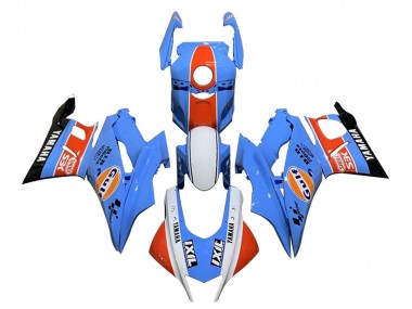 Carena Moto Yamaha YZF R3/R25 2022-2024 - Blu Arancia Bianco Golfo