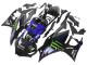 Carena Moto Yamaha YZF R3/R25 2022-2024 - Blu Verde Nero Mostro Yamalube ENEOS
