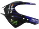Carena Moto Yamaha YZF R3/R25 2022-2024 - Blu Verde Nero Mostro Yamalube ENEOS