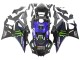 Carena Moto Yamaha YZF R3/R25 2022-2024 - Blu Verde Nero Mostro Yamalube ENEOS