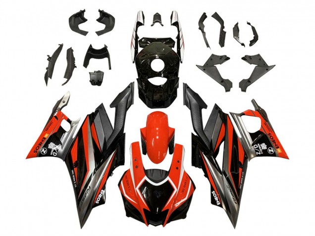 Carena Moto Yamaha YZF R3/R25 2022-2024 - Rosso Grigio Nero ENEOS