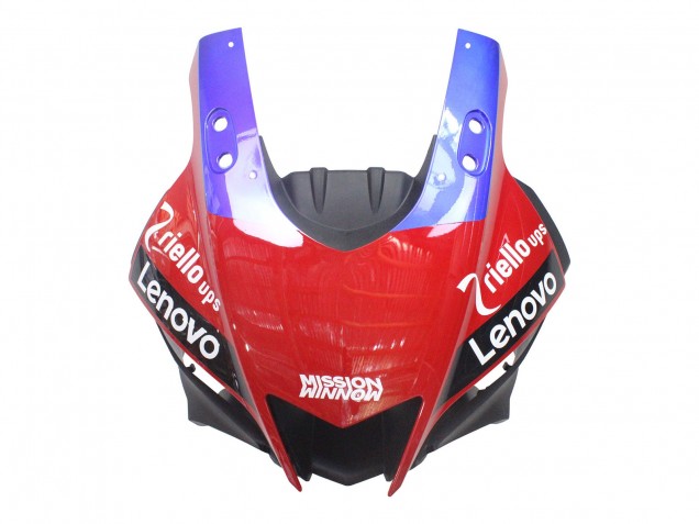 Carena Moto Yamaha YZF R3/R25 2022-2024 - Rosso Blu Nero Lenovo Valsir