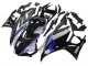 Carena Moto Yamaha YZF R3/R25 2022-2024 - Argento Blu Nero Lucido