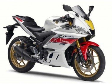 Carena Moto Yamaha YZF R3/R25 2022-2024 - Bianco Rosso Nero