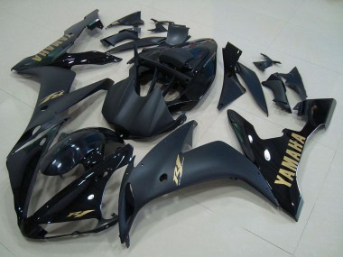 Carene Moto Yamaha YZF R1 2004-2006 - Nero Lucido Nero Opaco Oro