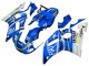 Carena Moto Yamaha YZF 600 R6 1998-2002 - Bianco Blu Neon Giallo Fiat Motul Michelin