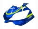 Carena Moto Yamaha YZF 600 R6 1998-2002 - Bianco Blu Neon Giallo Fiat Motul Michelin