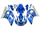 Carena Moto Yamaha YZF 600 R6 1998-2002 - Bianco Blu Neon Giallo Fiat Motul Michelin