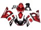Carena Moto Yamaha YZF 600 R6 1998-2002 - Rosso Bianco Nero Lucido