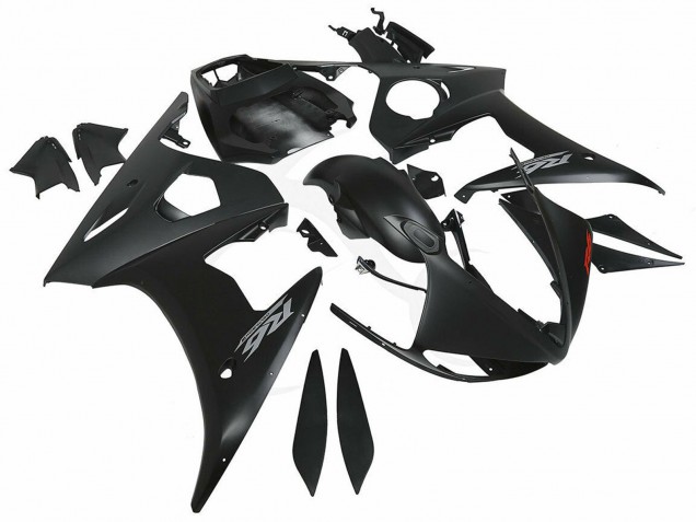 Carena Moto Yamaha YZF R6S 2006-2009 - Nero Opaco