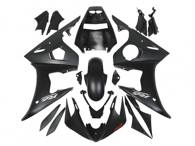 Carena Moto Yamaha YZF R6S 2006-2009 - Nero Opaco
