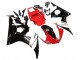 Carena Moto Yamaha YZF R6S 2006-2009 - Rosso Bianco Nero Lucido