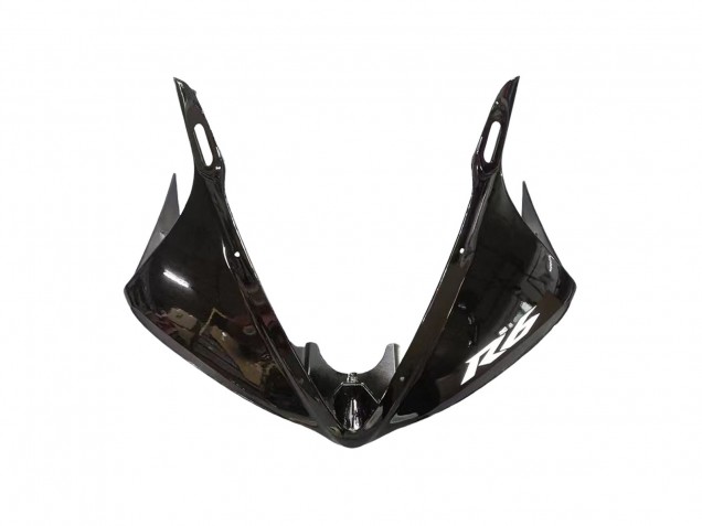 Carena Moto Yamaha YZF R6S 2006-2009 - Nero Lucido Nero Opaco Bianco Decals