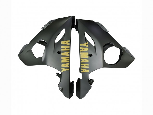 Carena Moto Yamaha YZF R6S 2006-2009 - Grigio Opaco Nero Opaco Oro Decals