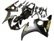 Carena Moto Yamaha YZF R6S 2006-2009 - Nero Lucido Nero Opaco Oro Decals
