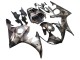 Carena Moto Yamaha YZF R6S 2006-2009 - Grigio Nero Opaco Geometrico