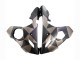 Carena Moto Yamaha YZF R6S 2006-2009 - Grigio Nero Opaco Geometrico