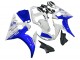 Carena Moto Yamaha YZF R6S 2006-2009 - Bianco Blu GYTR