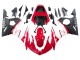 Carena Moto Yamaha YZF R6S 2006-2009 - Rosso Bianco Nero Opaco