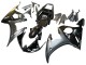 Carena Moto Yamaha YZF R6S 2006-2009 - Nero Lucido Nero Opaco Oro Camaleonte
