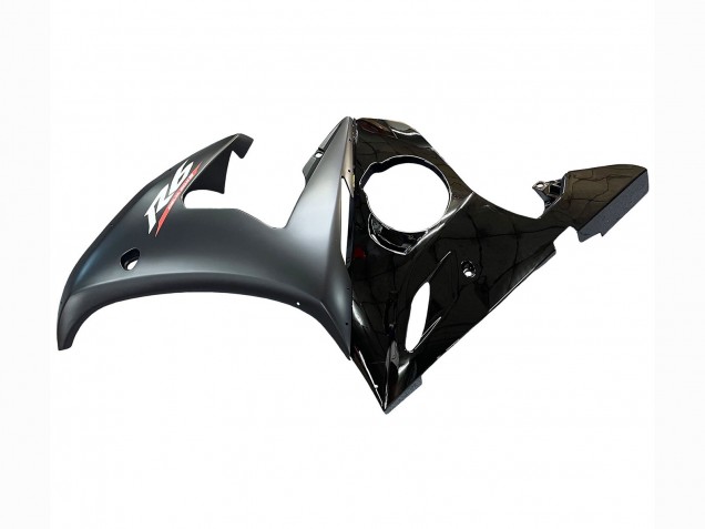 Carena Moto Yamaha YZF R6S 2006-2009 - Nero Lucido Nero Opaco Oro Camaleonte