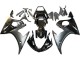 Carena Moto Yamaha YZF R6S 2006-2009 - Nero Lucido Nero Opaco Oro Camaleonte