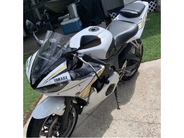 Carena Moto Yamaha YZF R6S 2006-2009 - Bianco Oro
