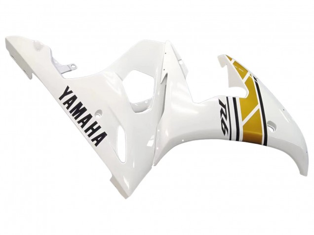Carena Moto Yamaha YZF R6S 2006-2009 - Bianco Oro