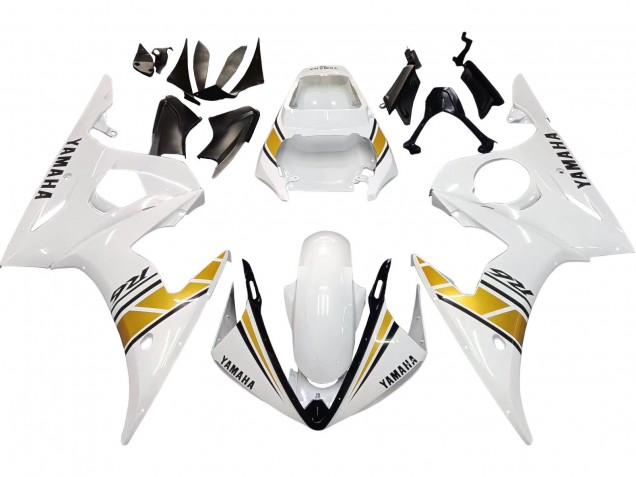 Carena Moto Yamaha YZF R6S 2006-2009 - Bianco Oro