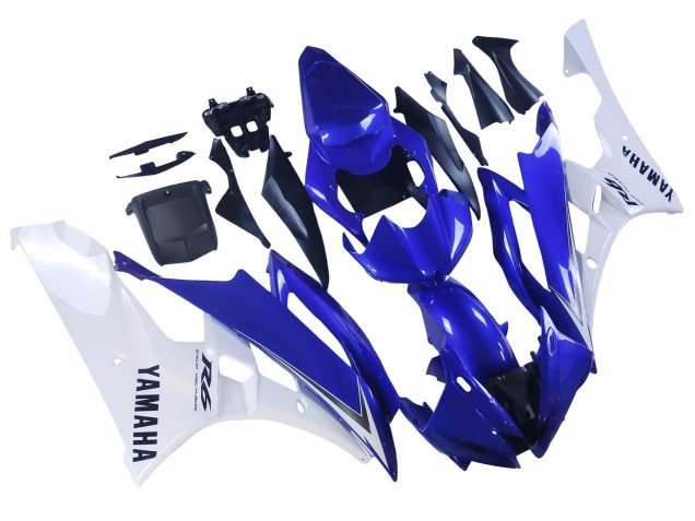 Carena Moto Yamaha YZF 600 R6 2006-2007 - Bianco Blu Nero