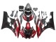 Carena Moto Yamaha YZF 600 R6 2006-2007 - Rosso Nero Opaco