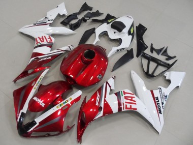 Carene Moto Yamaha YZF R1 2004-2006 - Bianco Rosso Fiat Motul